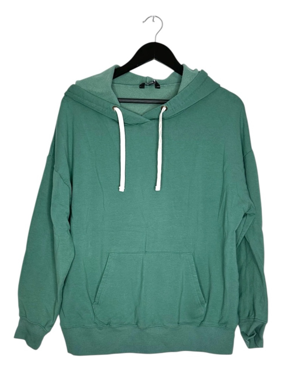 Buffalo David Bitton Soft Green Hoodie Pullover Cozy Lounge Sweatshirt Large